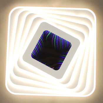 Светильник светодиодный акриловый 500мм 240W H2013 120W*2 white 500 мм с пультом *1