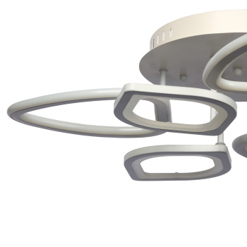 Люстра Verner Lighting Y1198/6, 120 Вт, 3000-6500 K, 3 режима, пульт д/у, белый