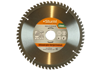 Диск пильный 210*30/20мм 60 зубьев Мульти рез (9023-210-30/20-60) Sturm *1/10/40 Диск пильный 210*30/20мм 60 зубьев Мульти рез (9023-210-30/20-60) Sturm *1/10/40