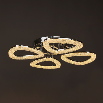 Люстра YH1232/4 CH 4*14W LED 3000-6500К (d-635; h-100) пульт  VERNER LIGHTING *1