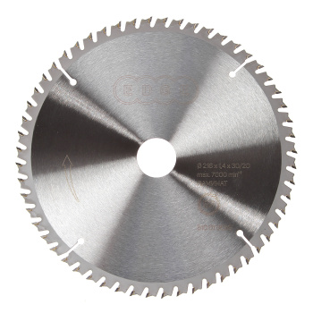 Диск пильный 216*30/20мм 56 зубьев по ламинату (810010035) EDGE PATRIОT *1/10