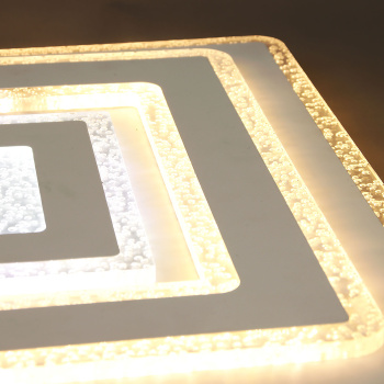 Светильник светодиодный акриловый 500мм 200W Q2028 100W*2 white с пультом S=25м VERNER LIGHTING *1